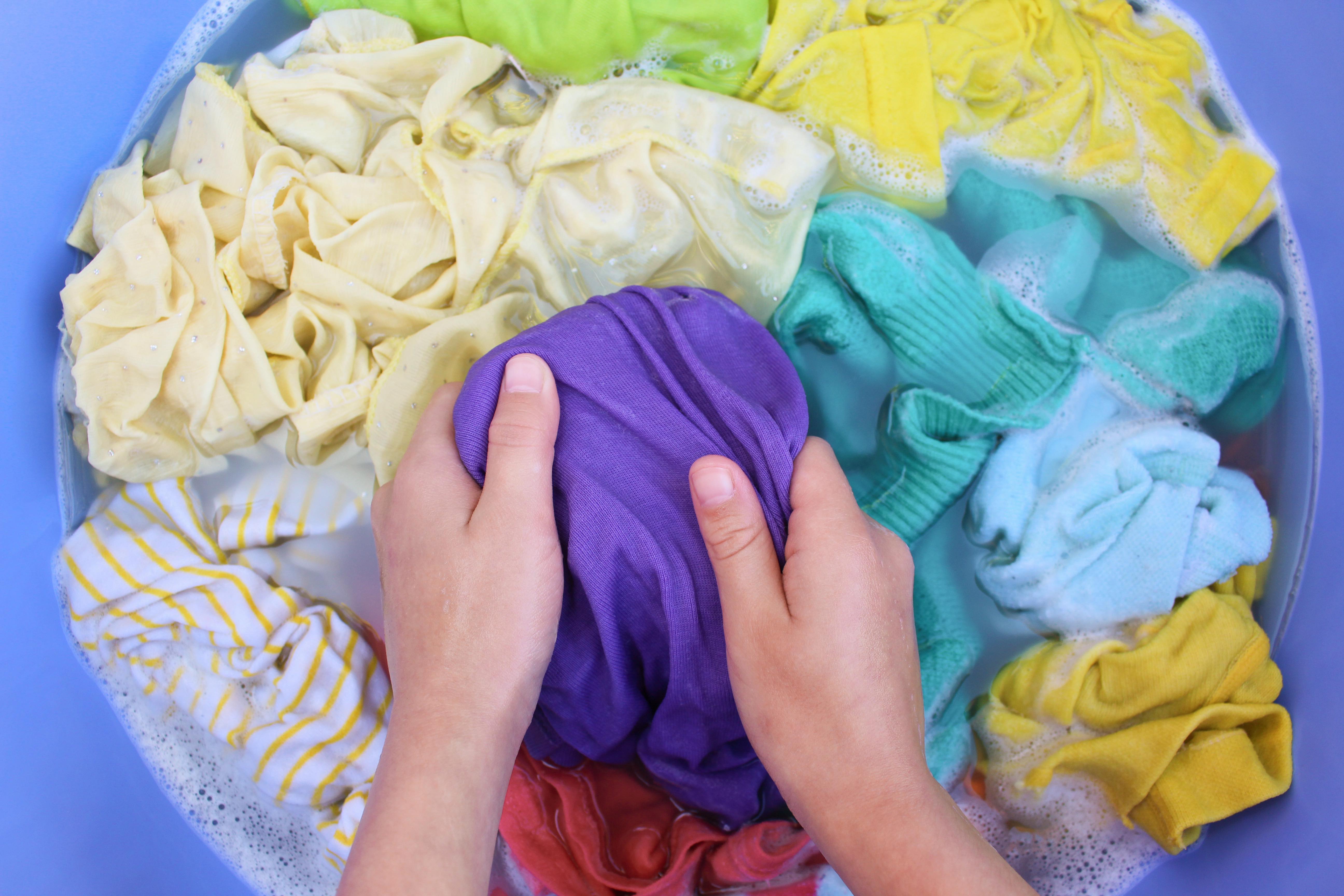 How to Remove Coloring Washed into Clothes: Whites & Colors